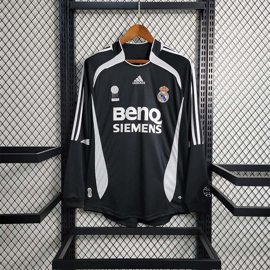 06-07 Real Madrid third away Long Sleeve
