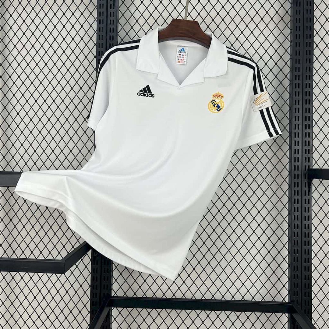 2001-02 Retro Real Madrid Home S-XXL