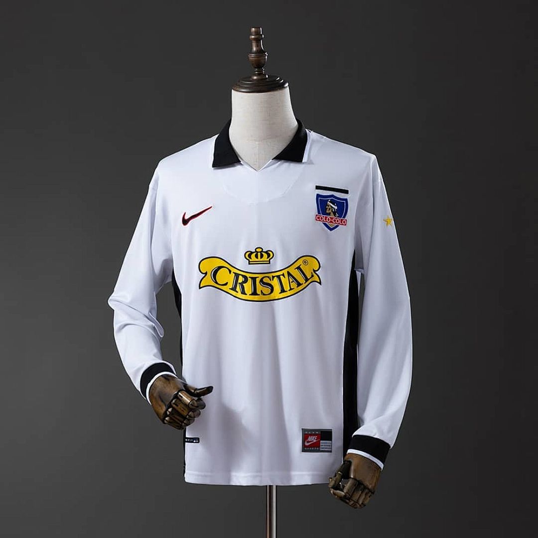 Retro long sleeve colo colo 97_98 home S-XXL