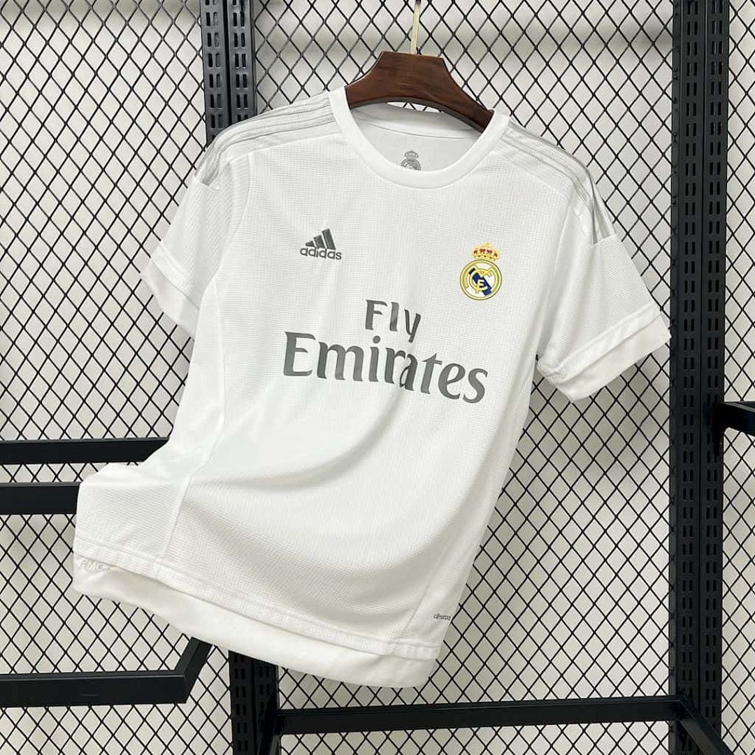 2015-16 Retro Real Madrid Home S-XXL