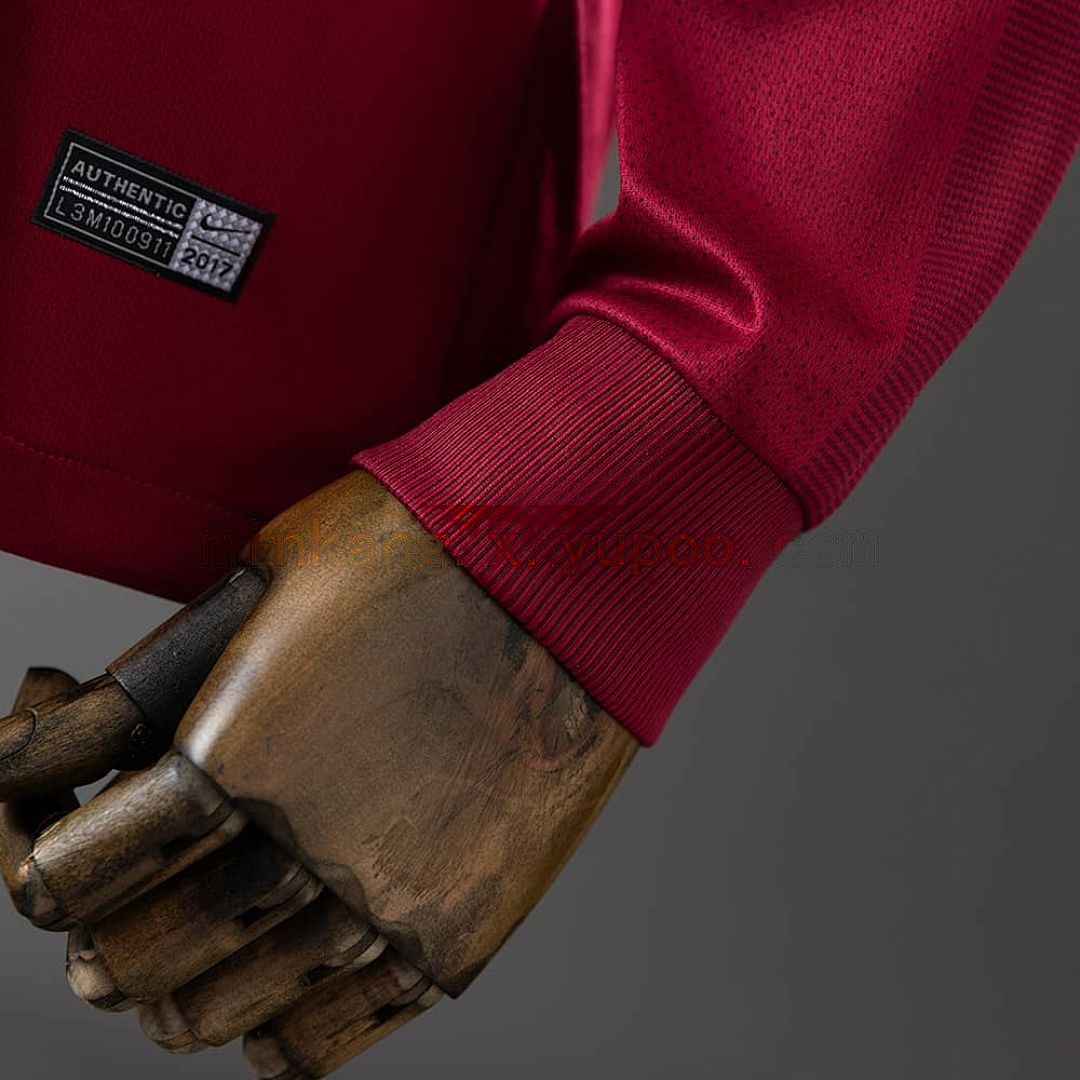 Retro Long Sleeve Roma 17_18 Home S-XXL 3