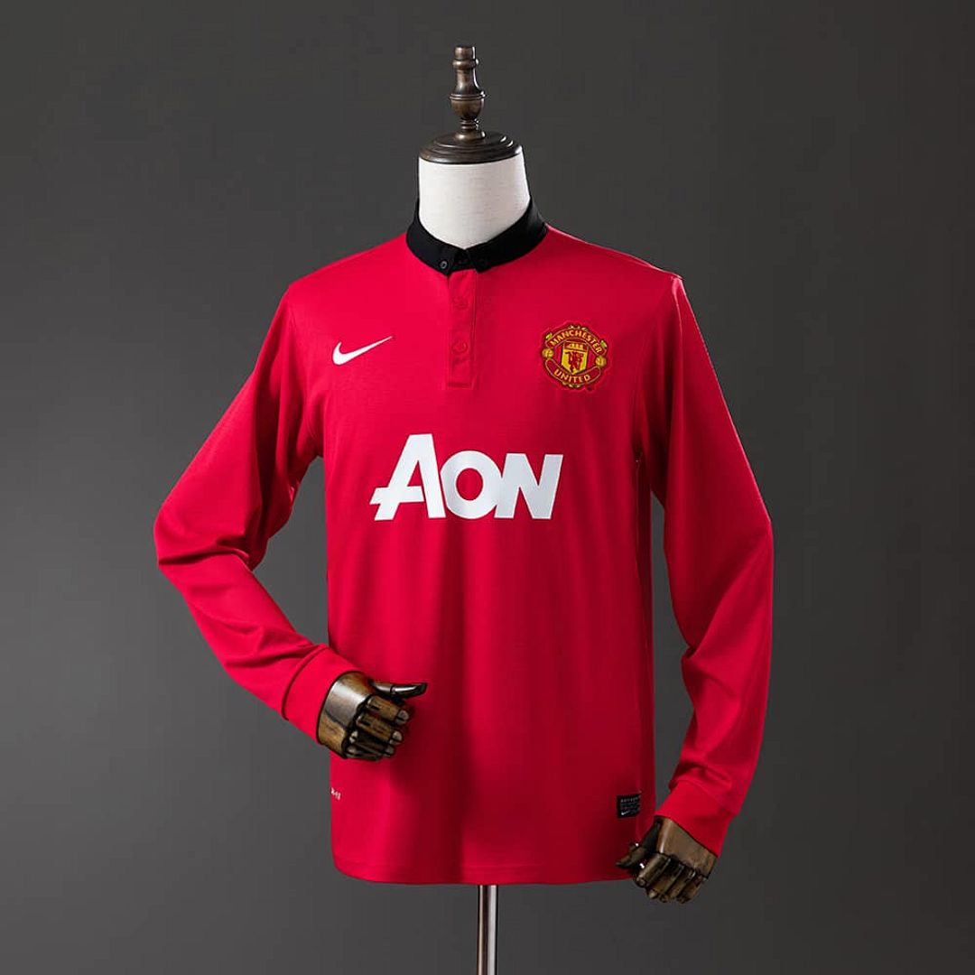 Retro Long Sleeve M-U 13_14 Home S-XXL