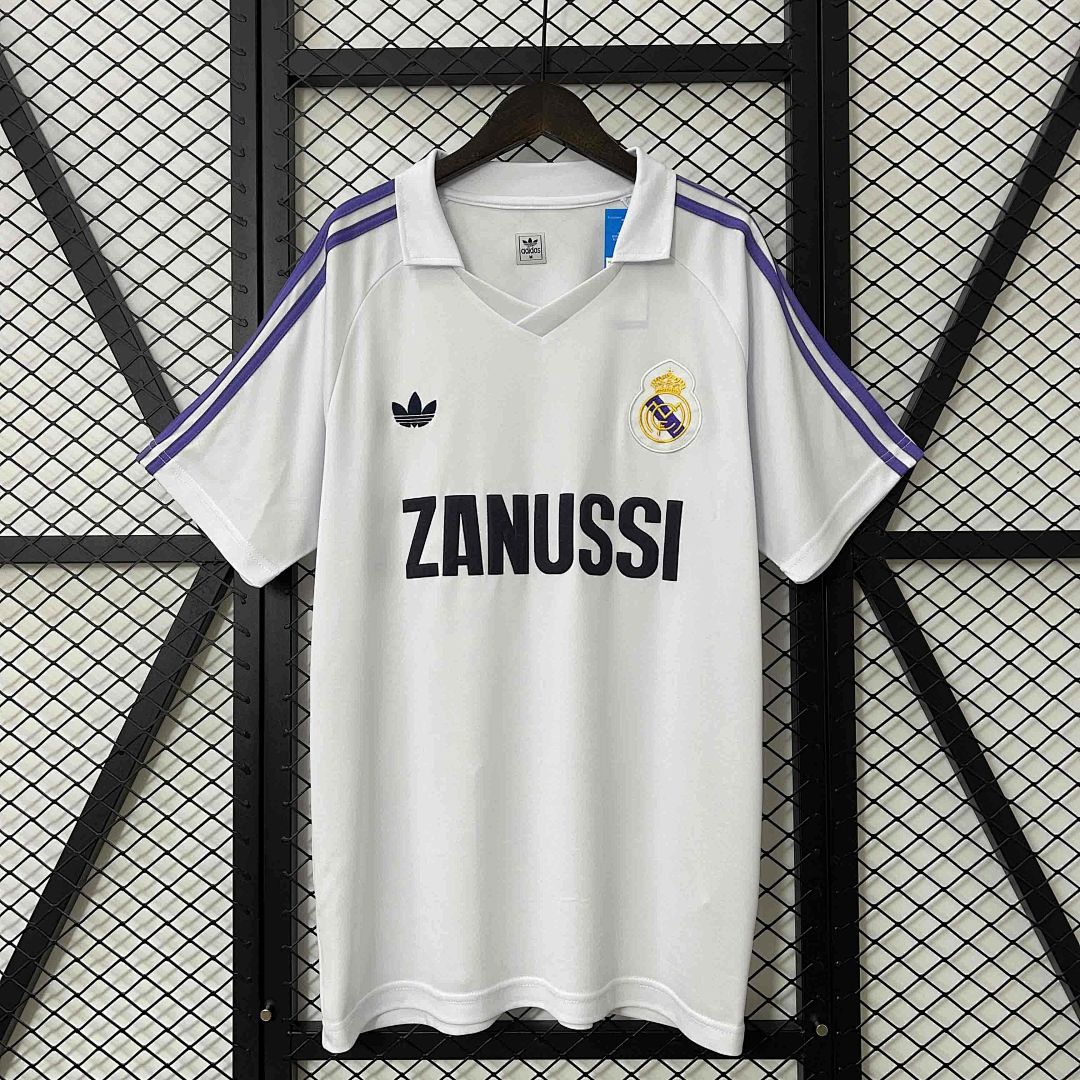 1984-85 Retro Real Madrid Home S-XXL