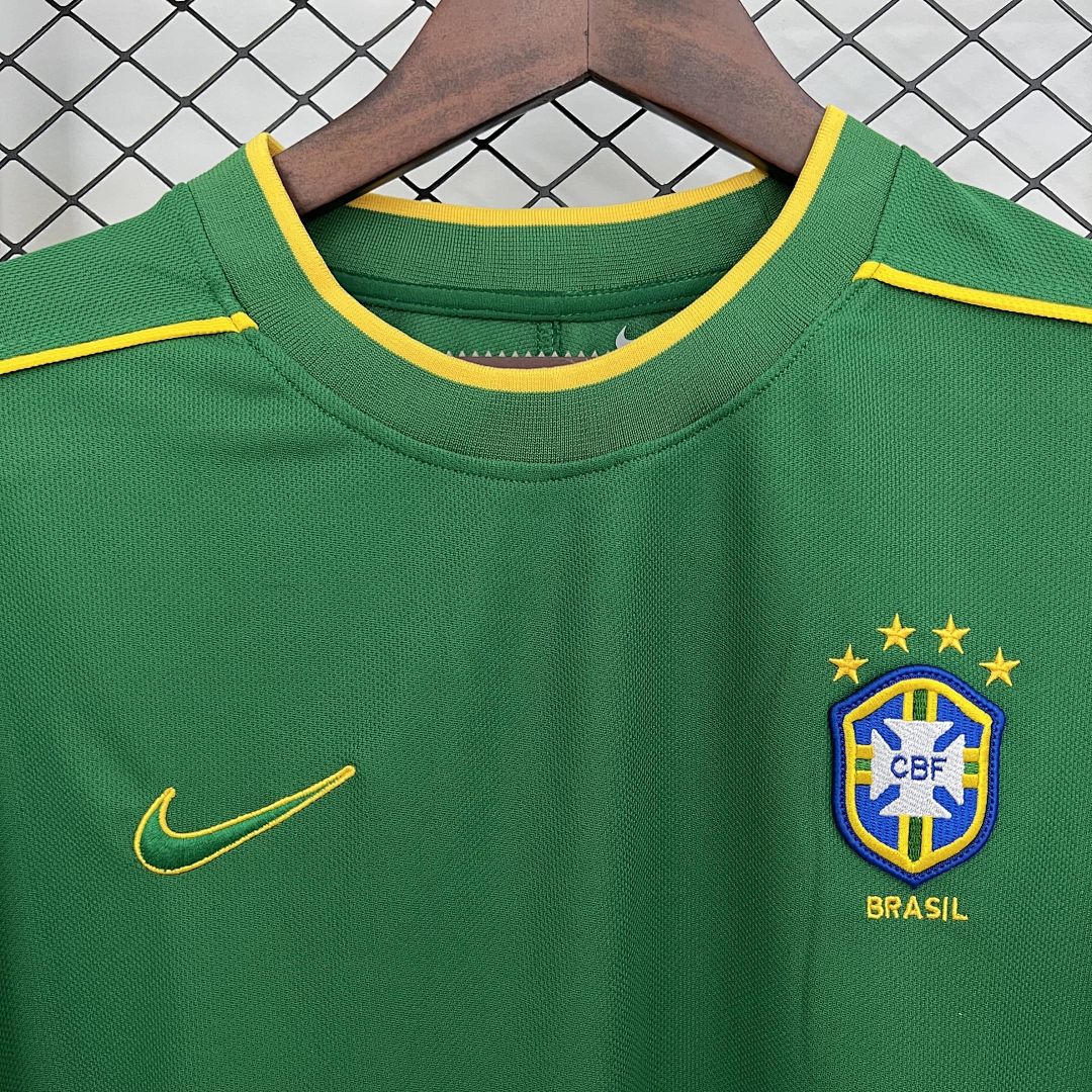 Retro Brazil 1998 Goalkeeper Green S-XXL 3