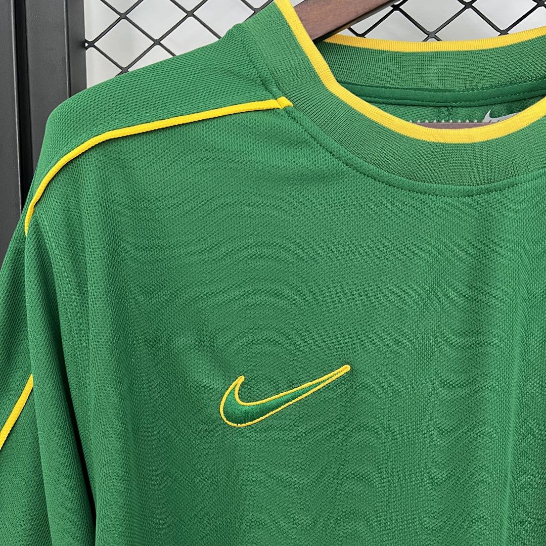 Retro Brazil 1998 Goalkeeper Green S-XXL 4