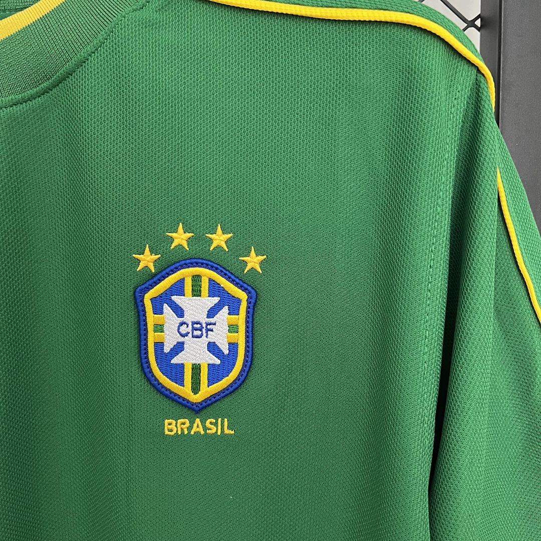 Retro Brazil 1998 Goalkeeper Green S-XXL 7