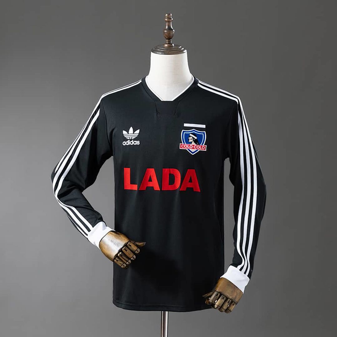 Retro long sleeve colo colo 1991 black S-XXL