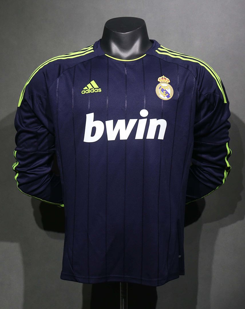 2012-13 Retro Real Madrid Away Kit Player Long Sleeves
