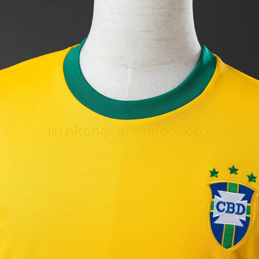 Brazil 1971 Home Retro Jersey S-XXL 4