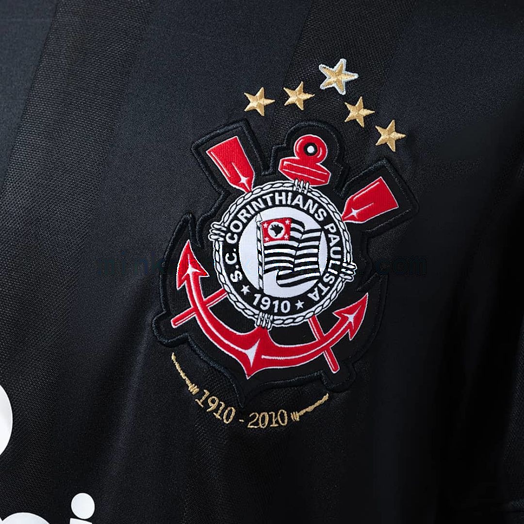 Corinthians 2010 Away Retro Jersey S-XXL 5