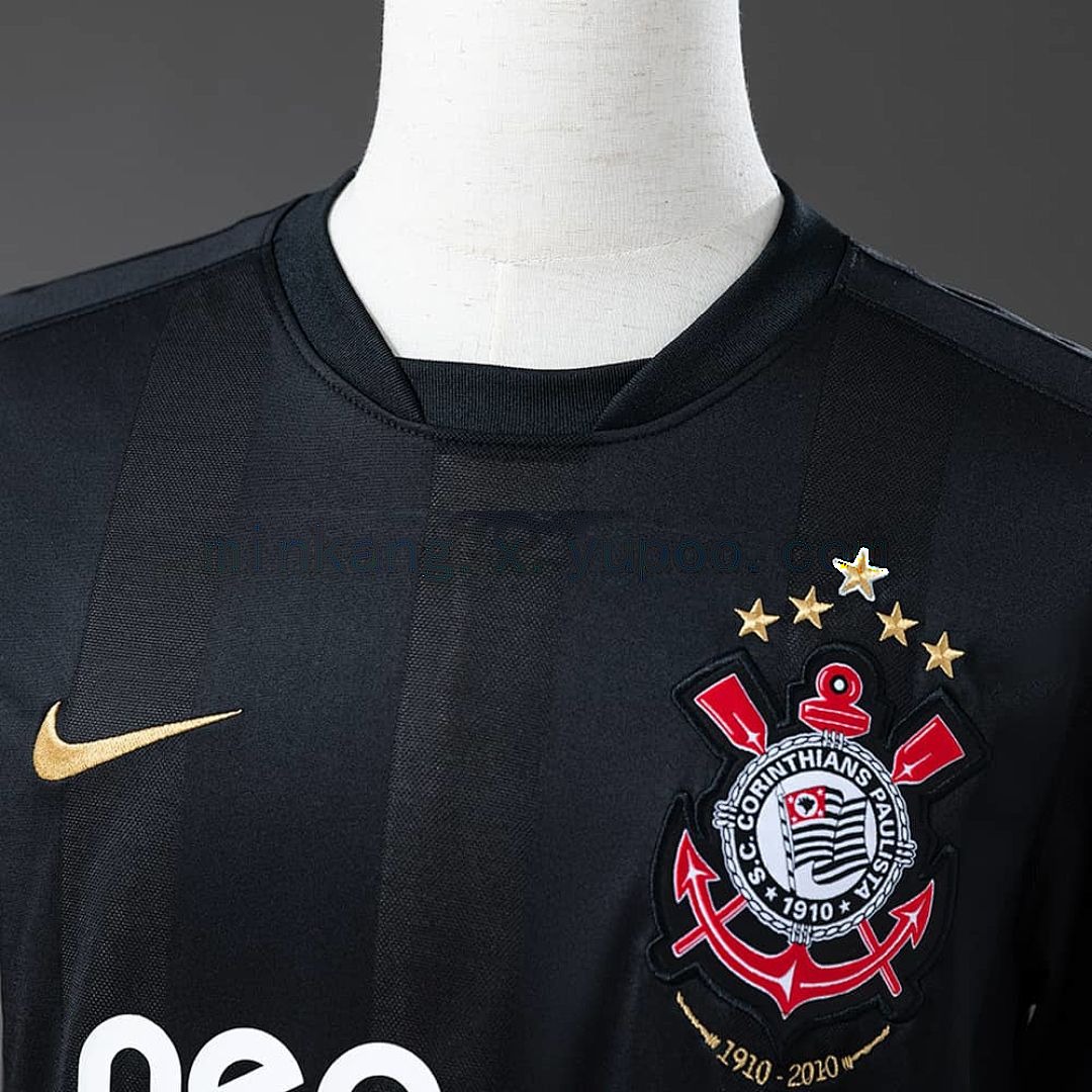 Corinthians 2010 Away Retro Jersey S-XXL 6