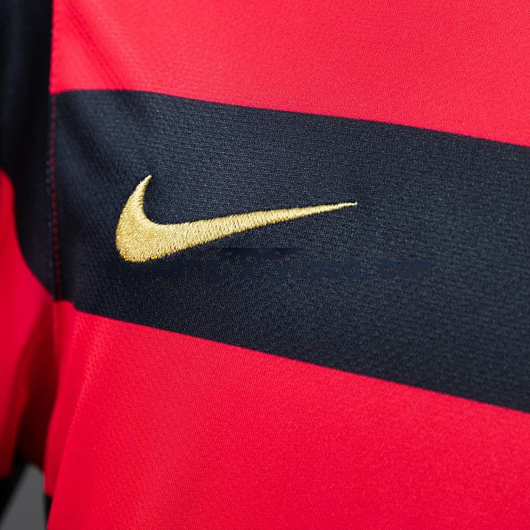 Flamengo 08_09 Home Long Sleeve Retro Jersey S-XXL 4