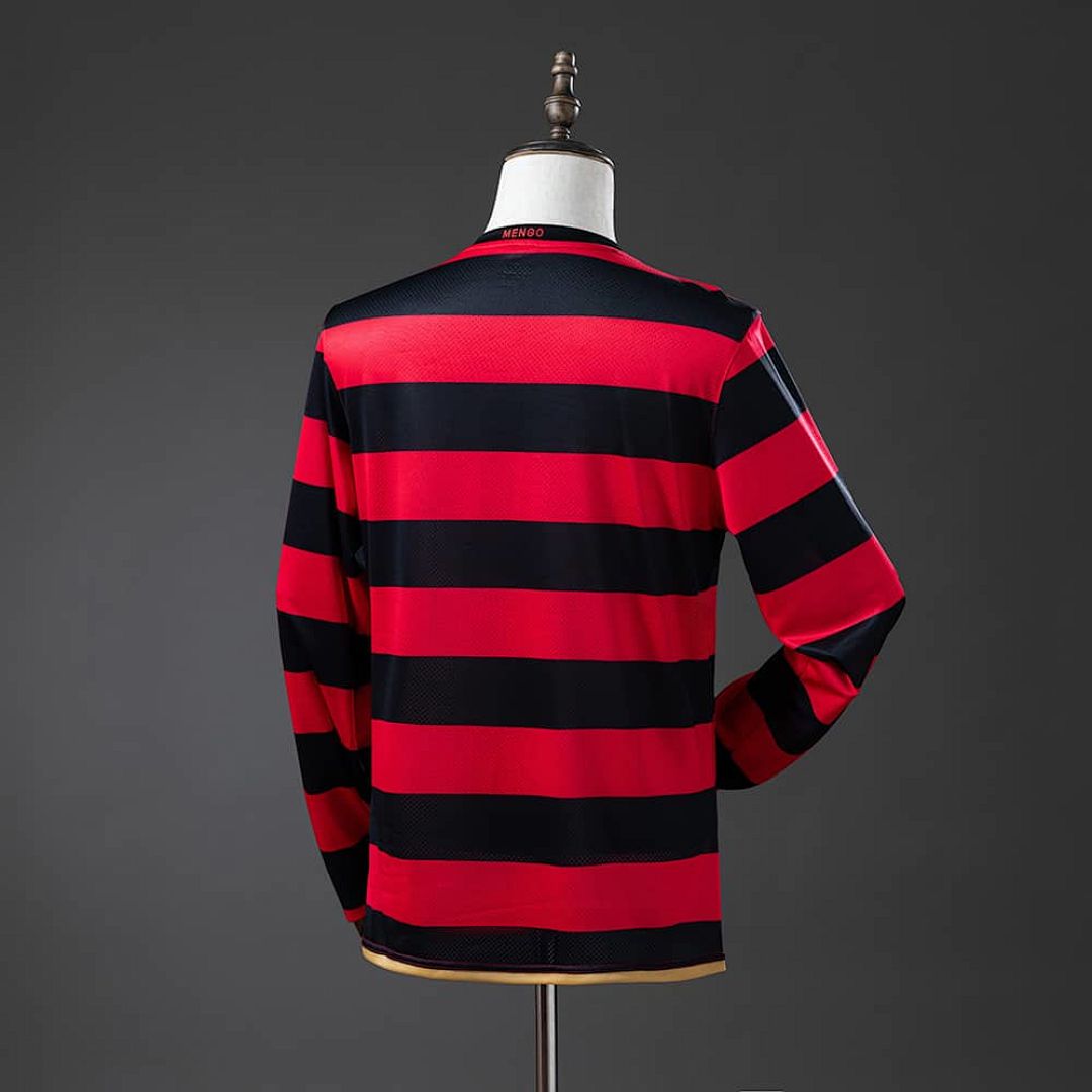 Flamengo 08_09 Home Long Sleeve Retro Jersey S-XXL 7