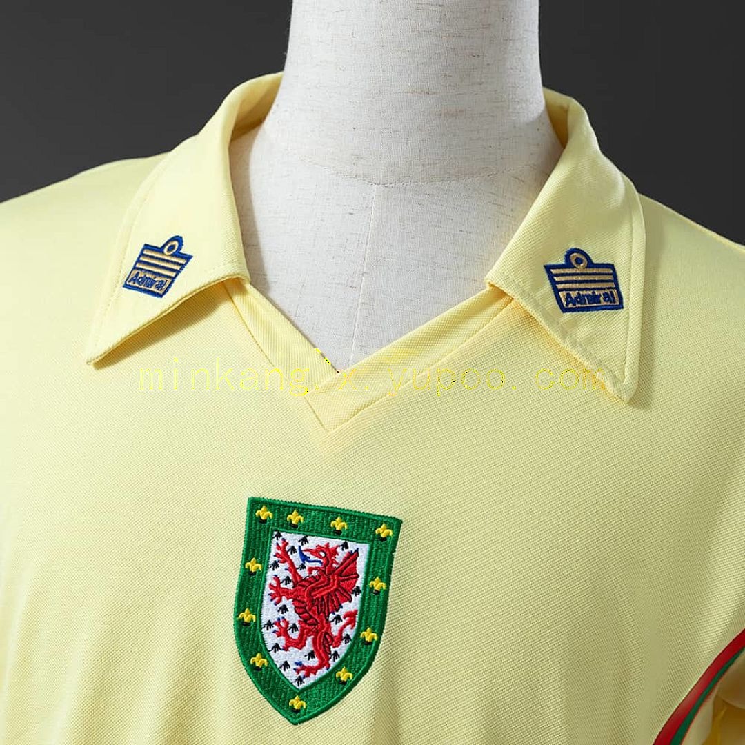Wales 1976_79 visitante retro camiseta S-XXL 5