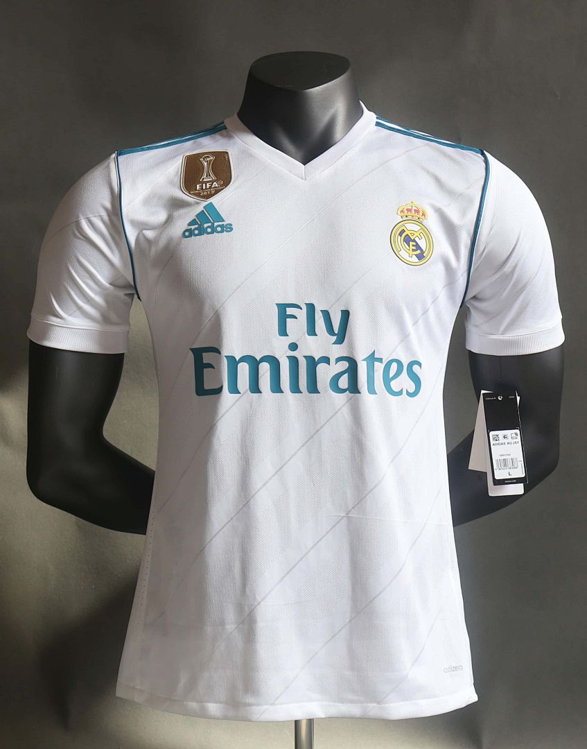 2017-18 Retro Real Madrid Home Kit Player