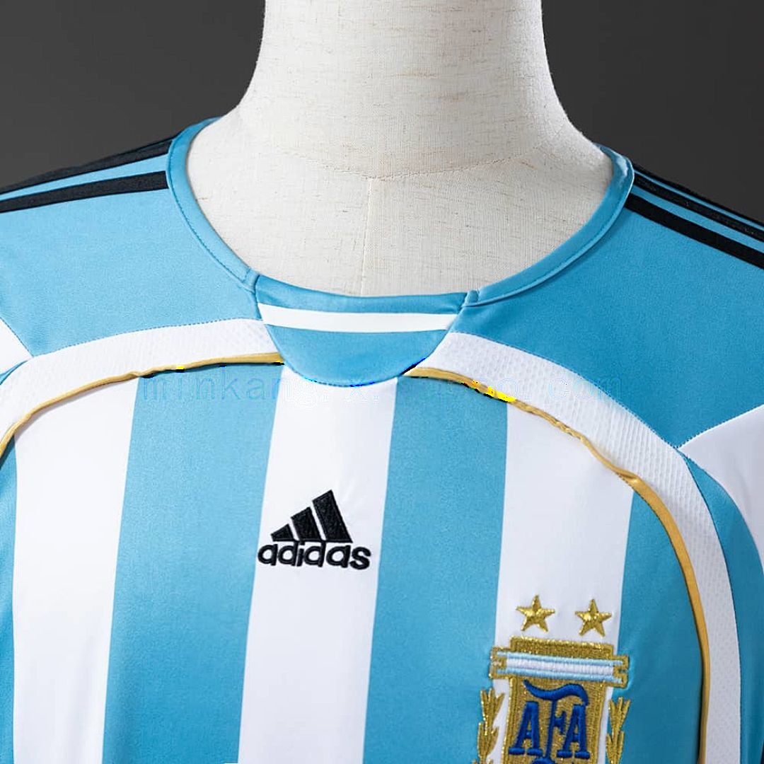 Argentina 2006 Home Retro Jersey S-XXL 6