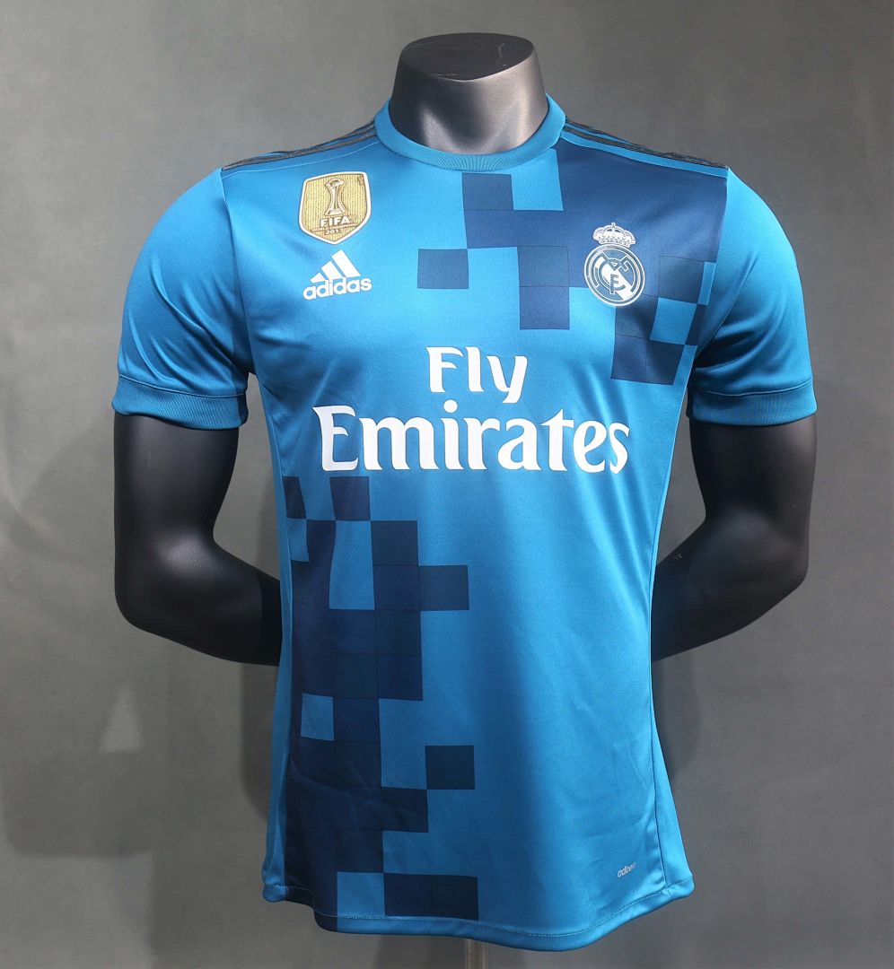 2017-18 Retro Real Madrid Second Away Kit Player