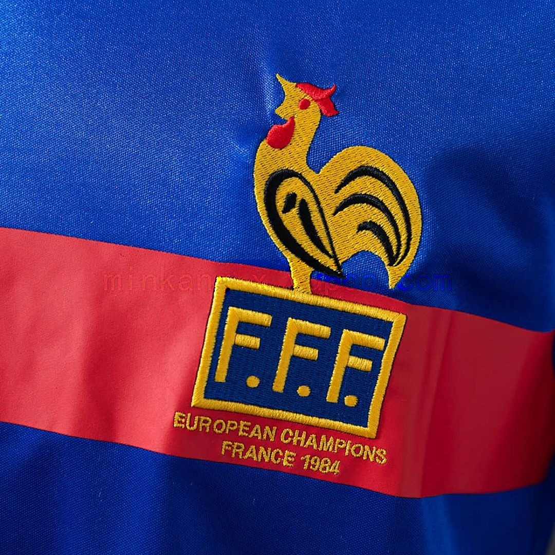France 1984 Home Retro Jersey S-XXL 4