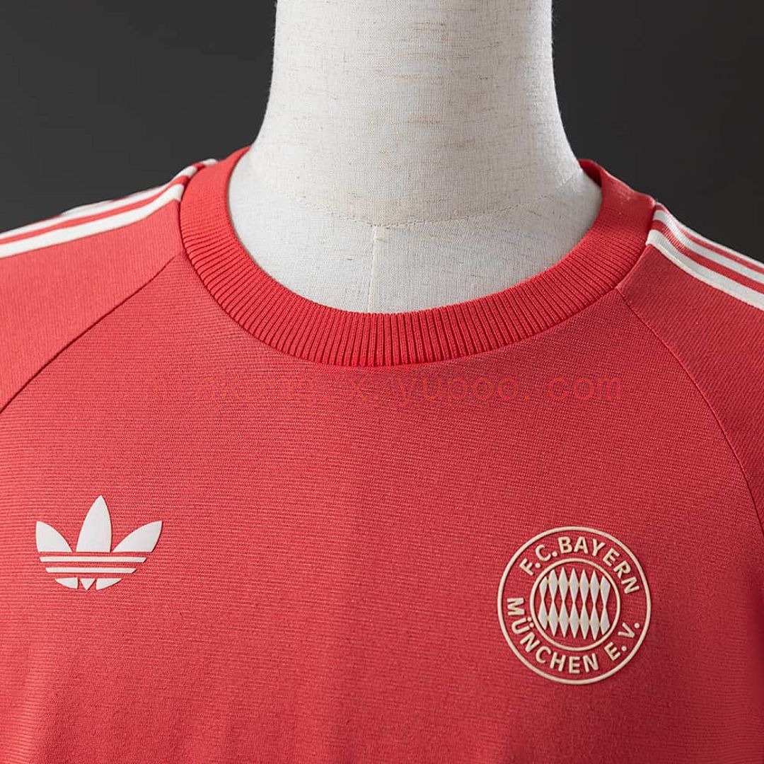 Bayern Munich Adicolor Classics 3-Stripes rojo T-camiseta S-3XL 5