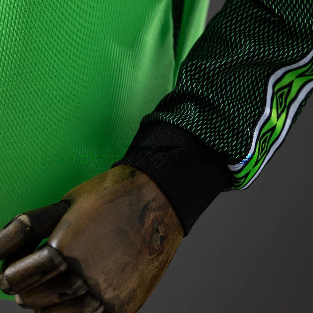 M-U 1998_99 Goalkeeper - Green Long Sleeve Retro Jersey S-XXL 2