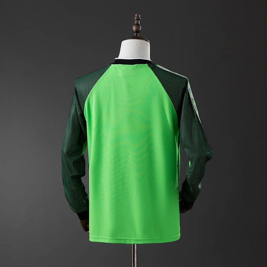 M-U 1998_99 Goalkeeper - Green Long Sleeve Retro Jersey S-XXL 7