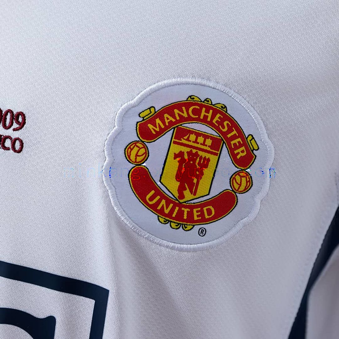 M-U 2008_09 Away Champions League Edition Long Sleeve Retro Jersey S-XXL 5