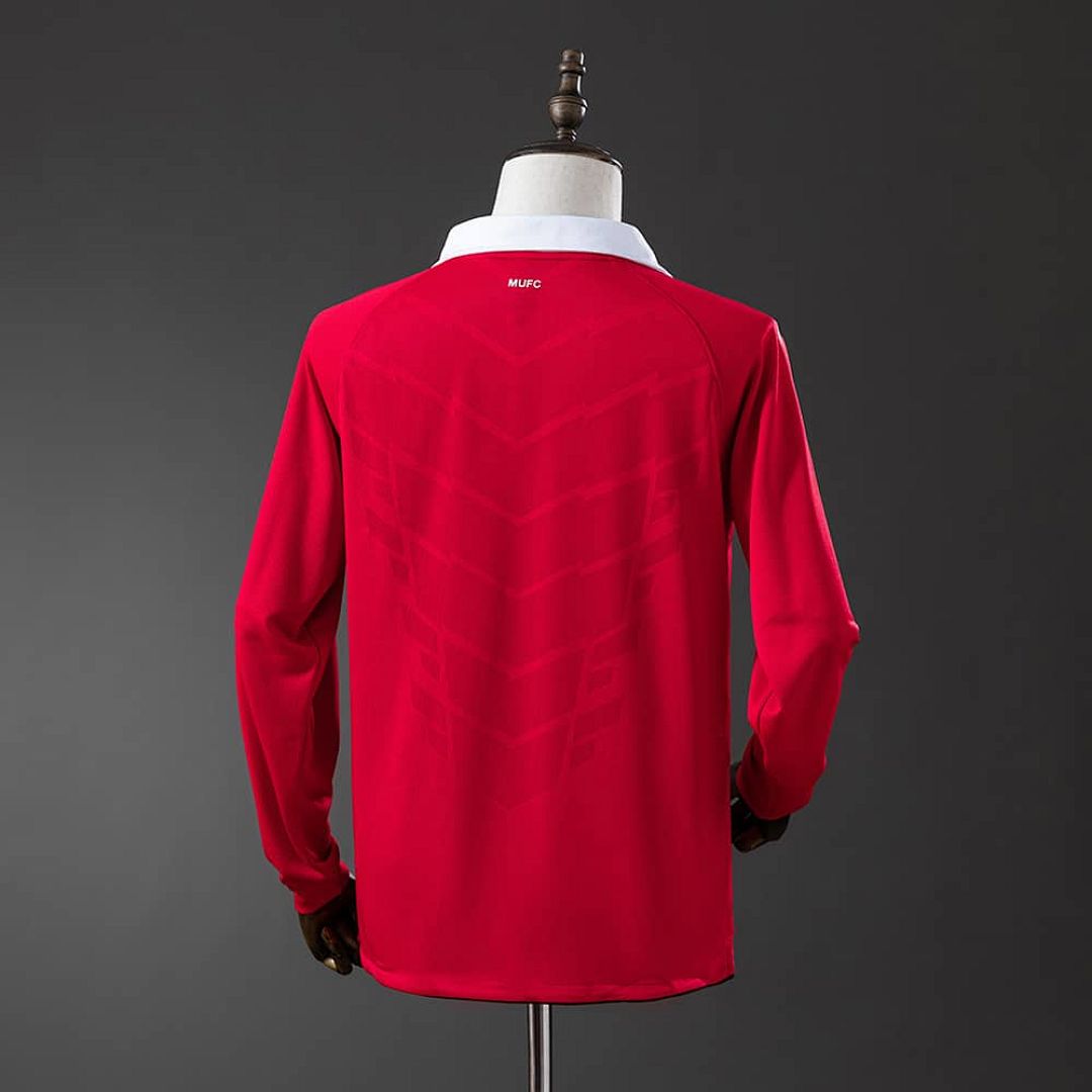 M-U 2010_11 Home Long Sleeve Retro Jersey S-XXL 8