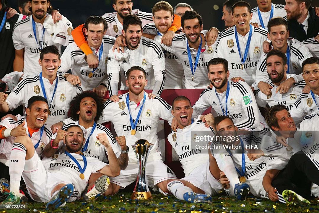 2014-15 Retro Real Madrid Home Kit Player Long Sleeves 5