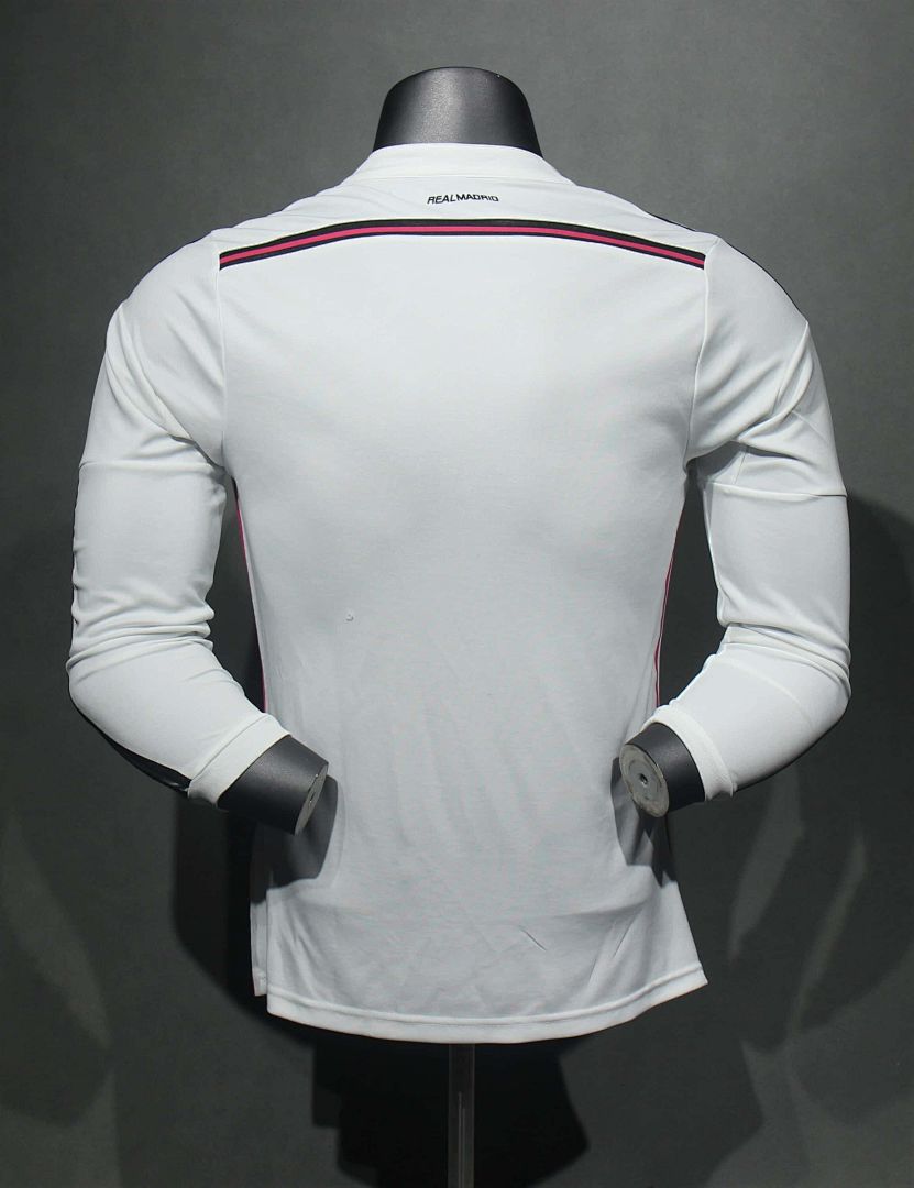 2014-15 Retro Real Madrid Home Kit Player Long Sleeves 8