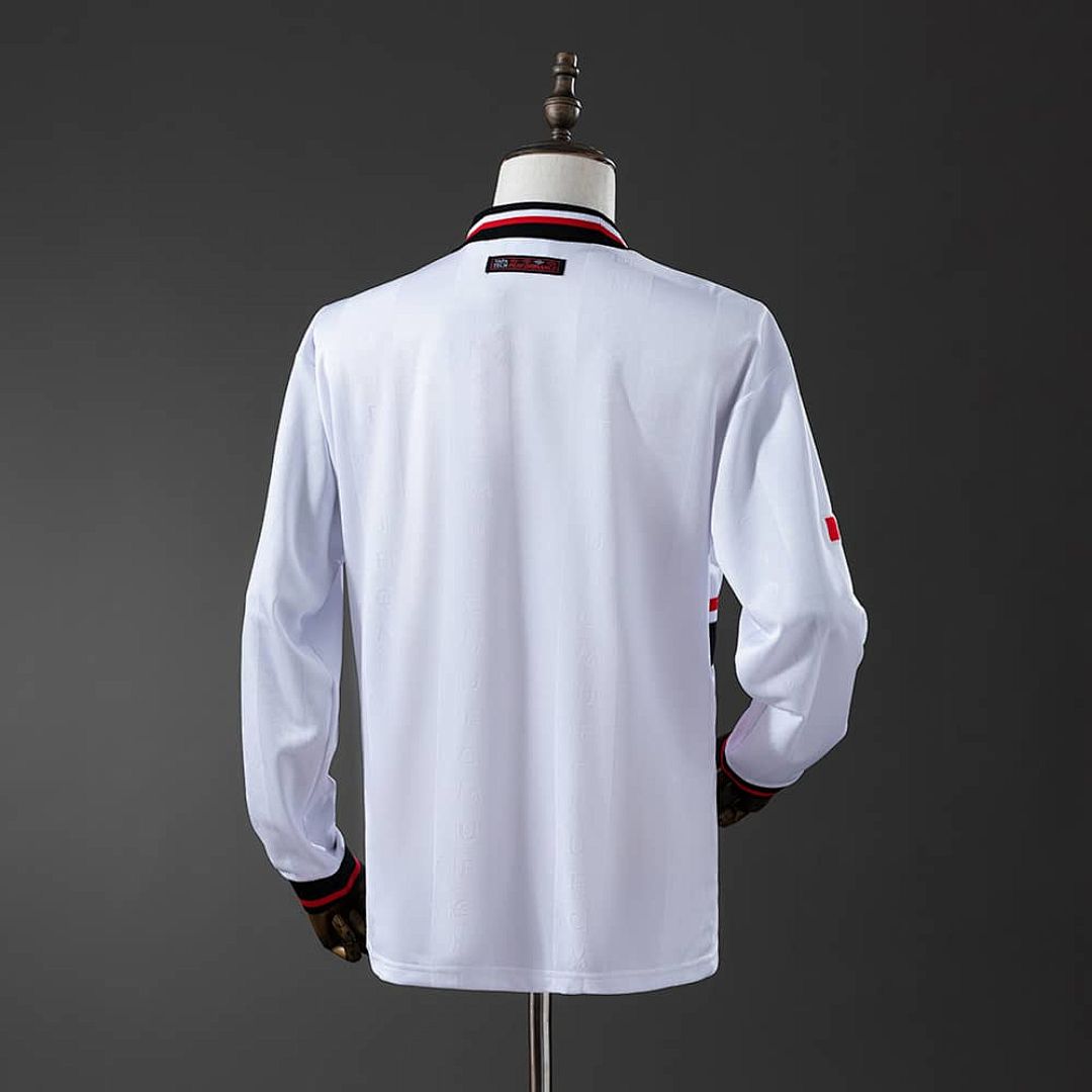 M-U 1998_99 Away Long Sleeve Retro Jersey S-XXL 7