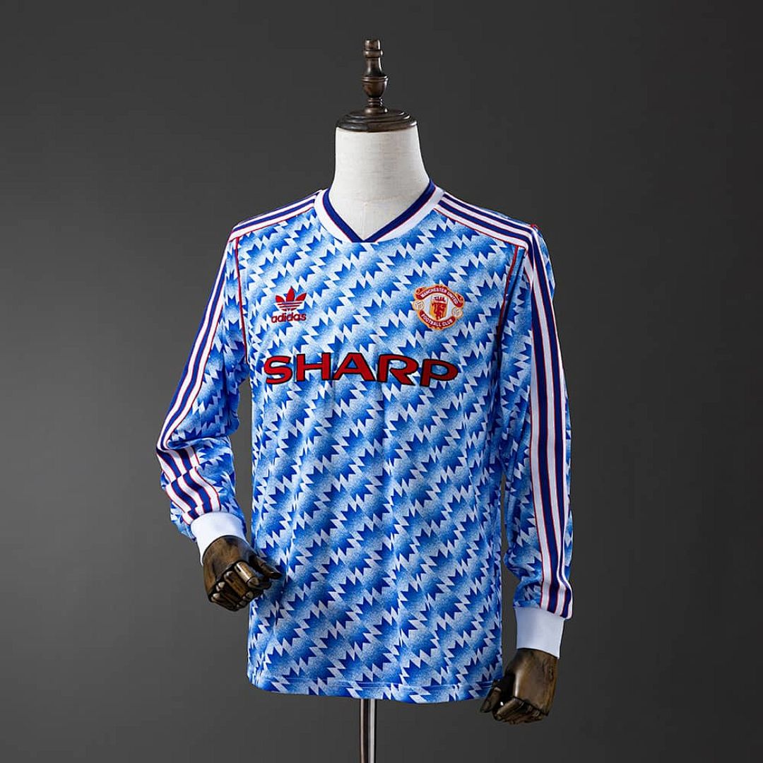 Retro Long Sleeve M-U 90_92 Away S-XXL
