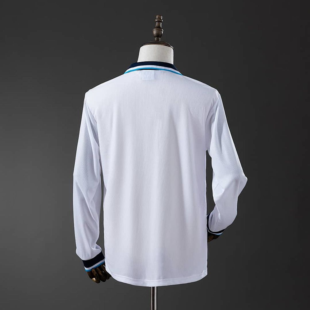 England 1996 Home Long Sleeve Retro Jersey S-XXL 5
