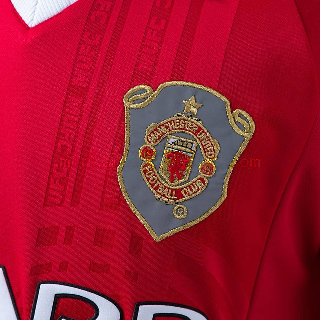M-U 1999_00 Home Long Sleeve Retro Jersey S-XXL 5