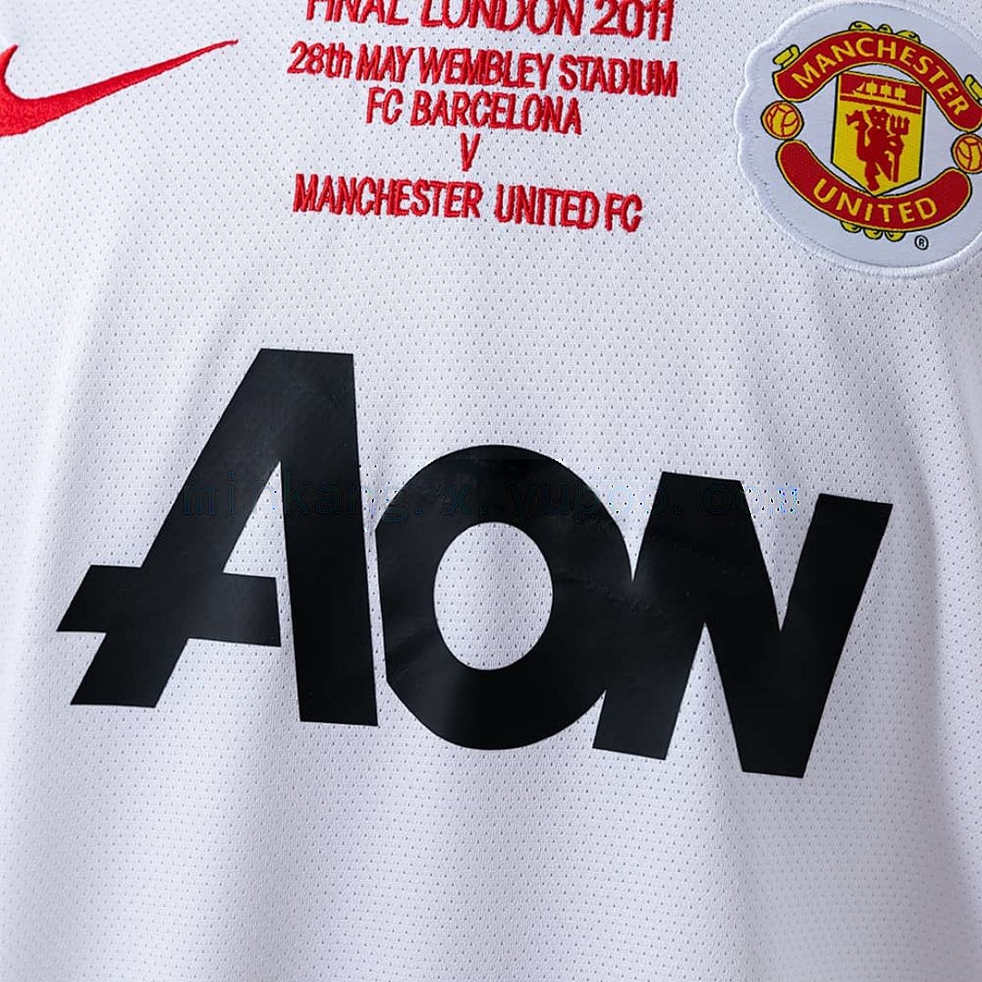 M-U 2010_11 Away Champions League version Retro Jersey S-XXL 6