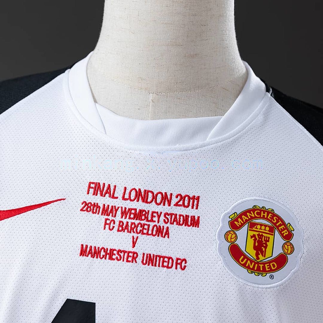 M-U 2010_11 Away Champions League version Retro Jersey S-XXL 7