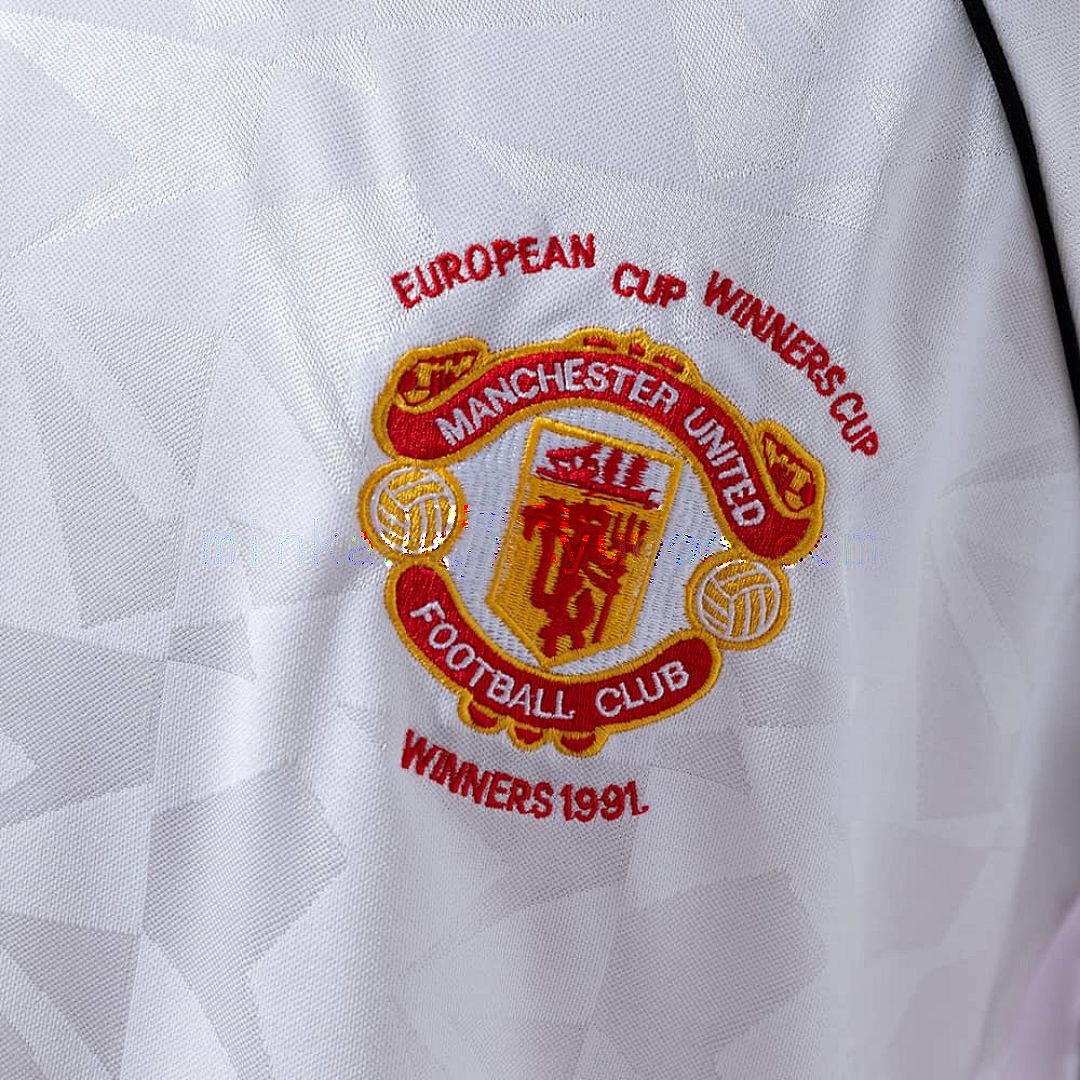 M-U 1991 Away Retro Jersey S-4XL 4