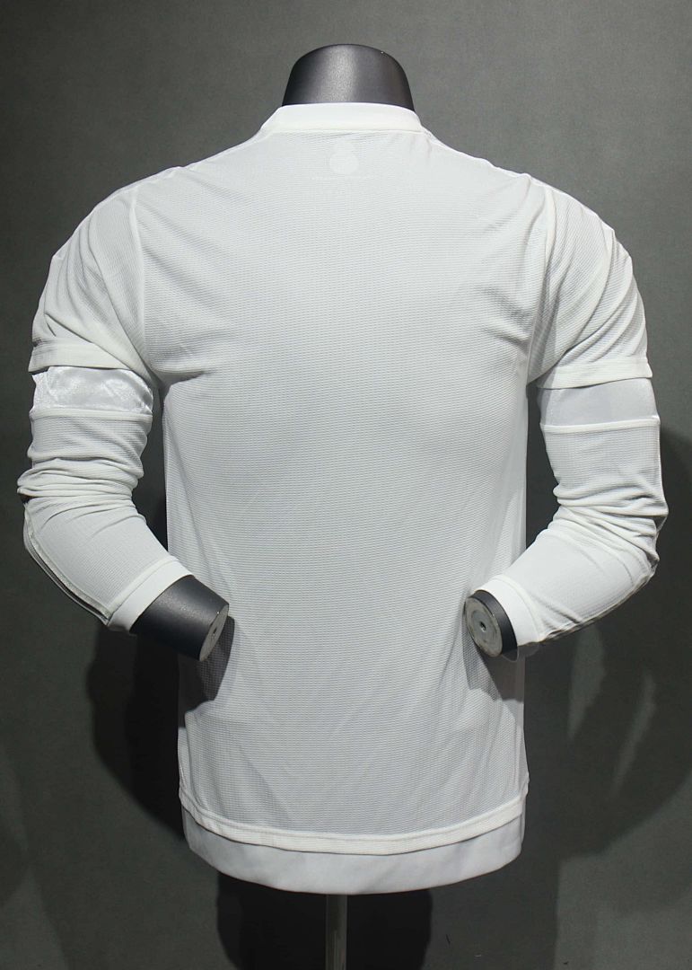 2015-16 Retro Real Madrid Home Kit Player Long Sleeve 2