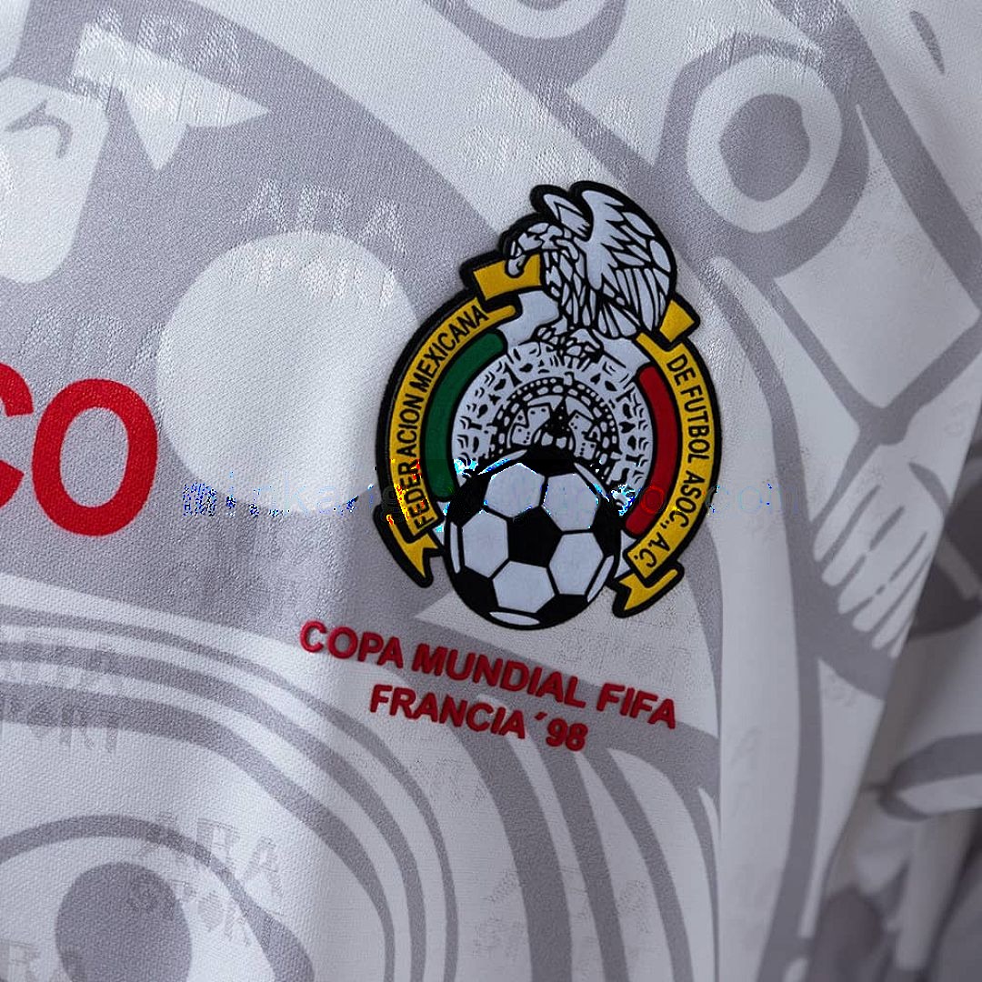 Mexico 1998 Away Retro Jersey S-XXL 4
