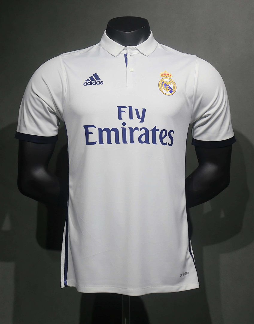 2016-17 Retro Real Madrid Home Kit Player