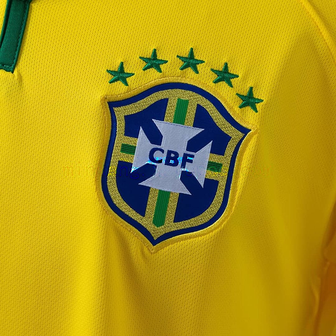 Brazil 2014 Home Retro Jersey S-XXL 5