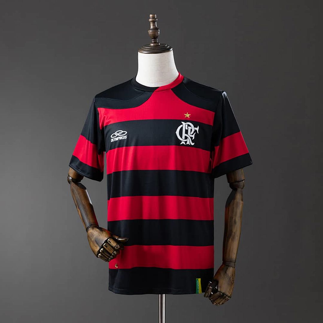 Flamengo 09_10 Home Retro Jersey S-XXL