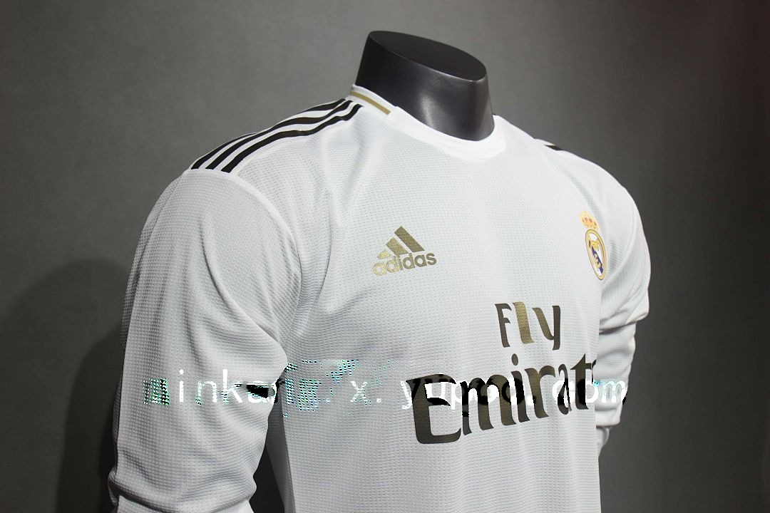 2019-20 Retro Real Madrid Home Kit Player Long Sleeve 8