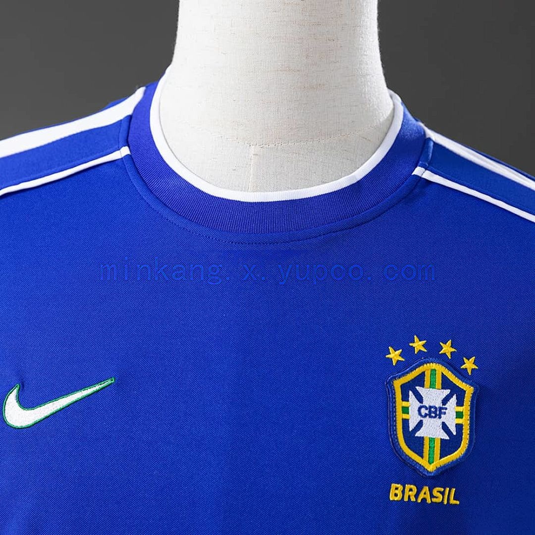 Brazil 1998 Away Retro Long Sleeve Jersey S-XXL 7