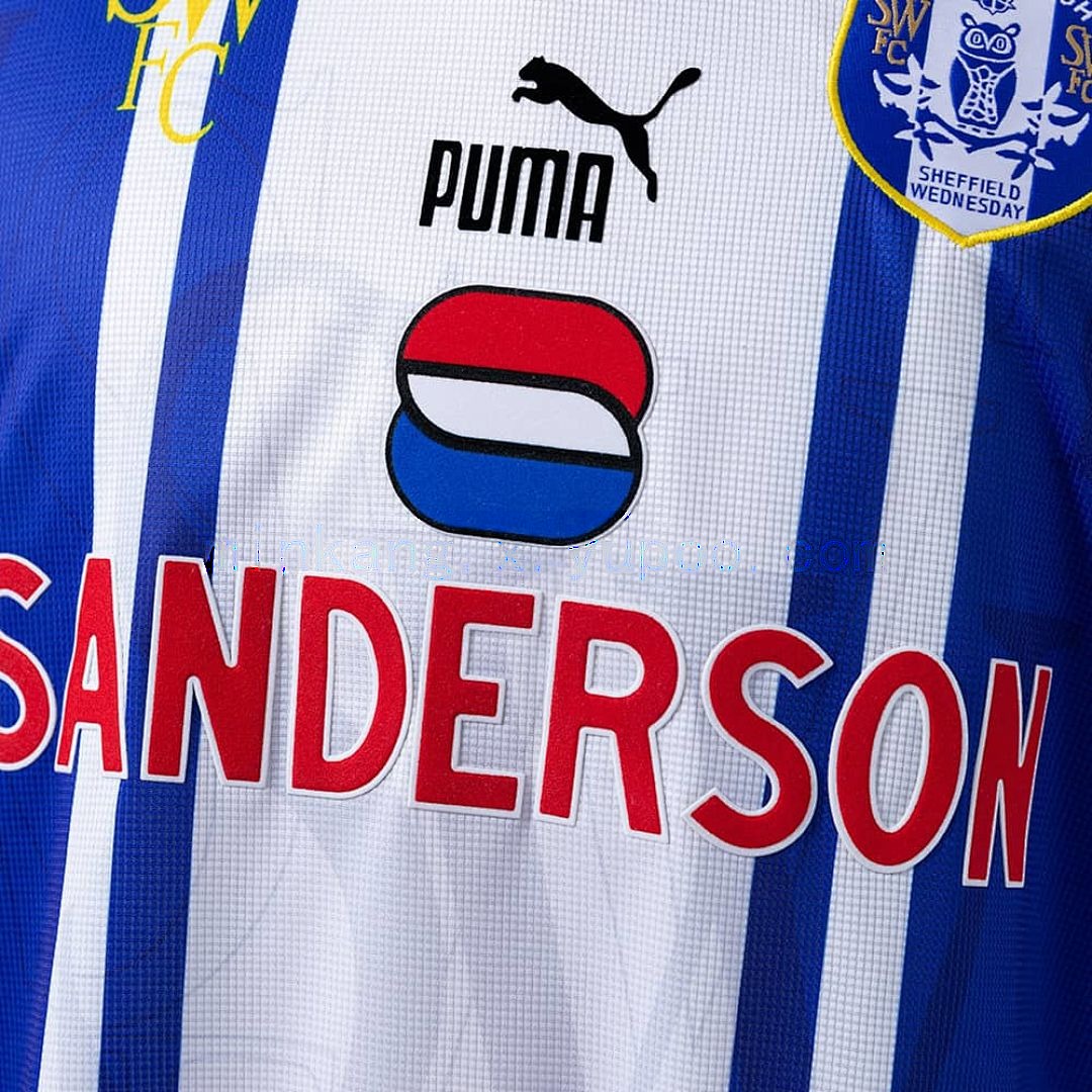 sheffield wednesday 19_97 Home Retro Jersey S-XXL 6