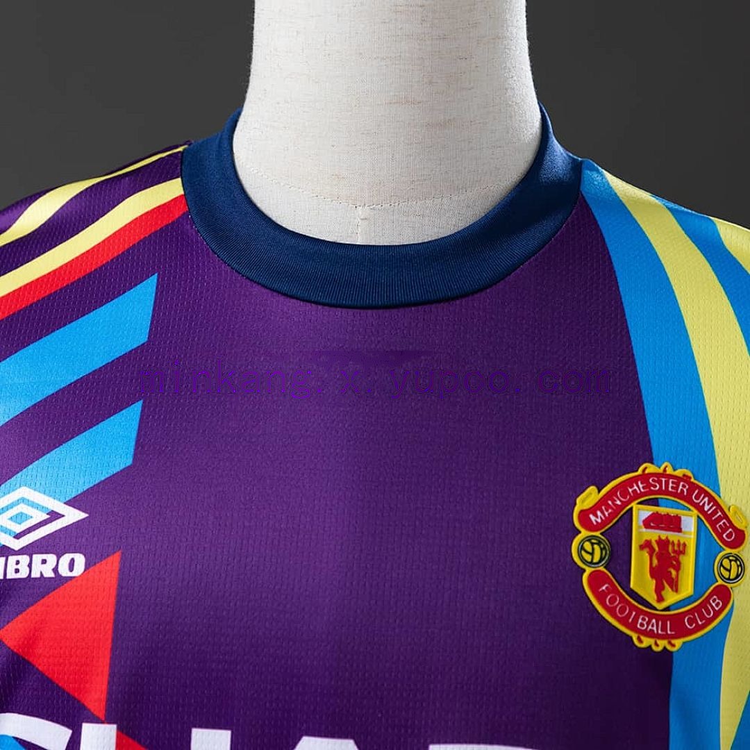 M-U 92_94 Goalkeeper Long Sleeve Retro Jersey S-XXL 6
