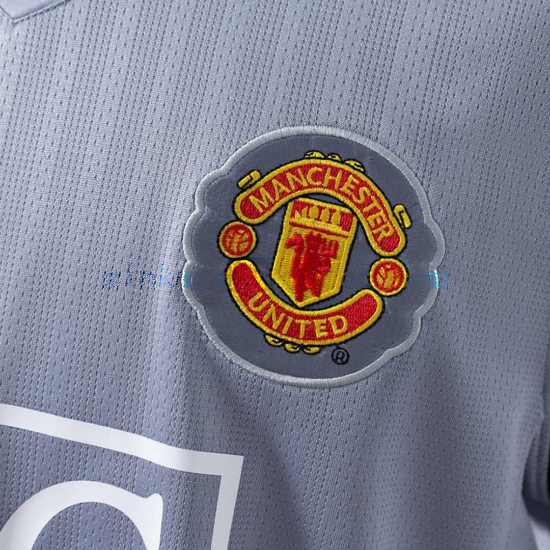 M-U 2007 Goalkeeper Grey Retro Jersey S-XXL 4