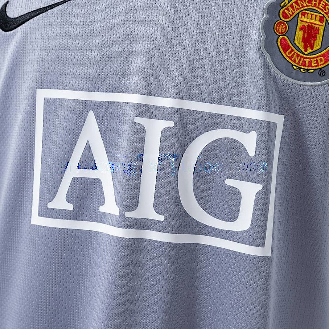 M-U 2007 Goalkeeper Grey Retro Jersey S-XXL 5