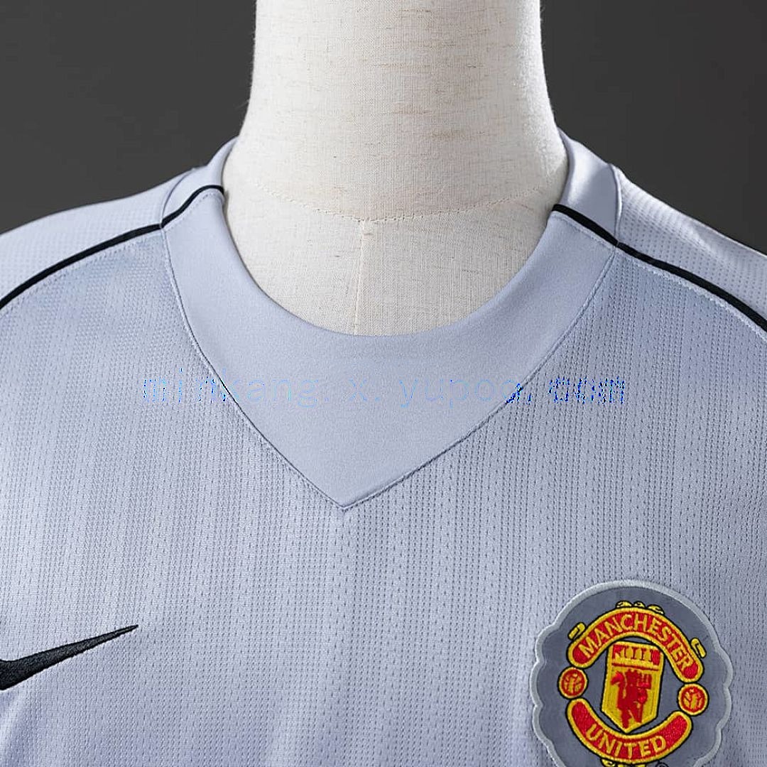 M-U 2007 Goalkeeper Grey Retro Jersey S-XXL 6