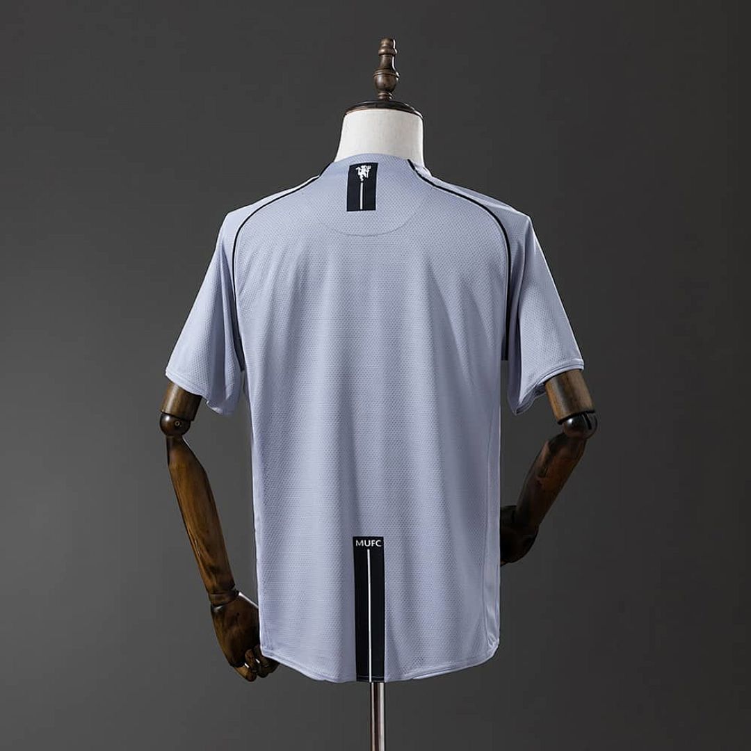 M-U 2007 Goalkeeper Grey Retro Jersey S-XXL 7