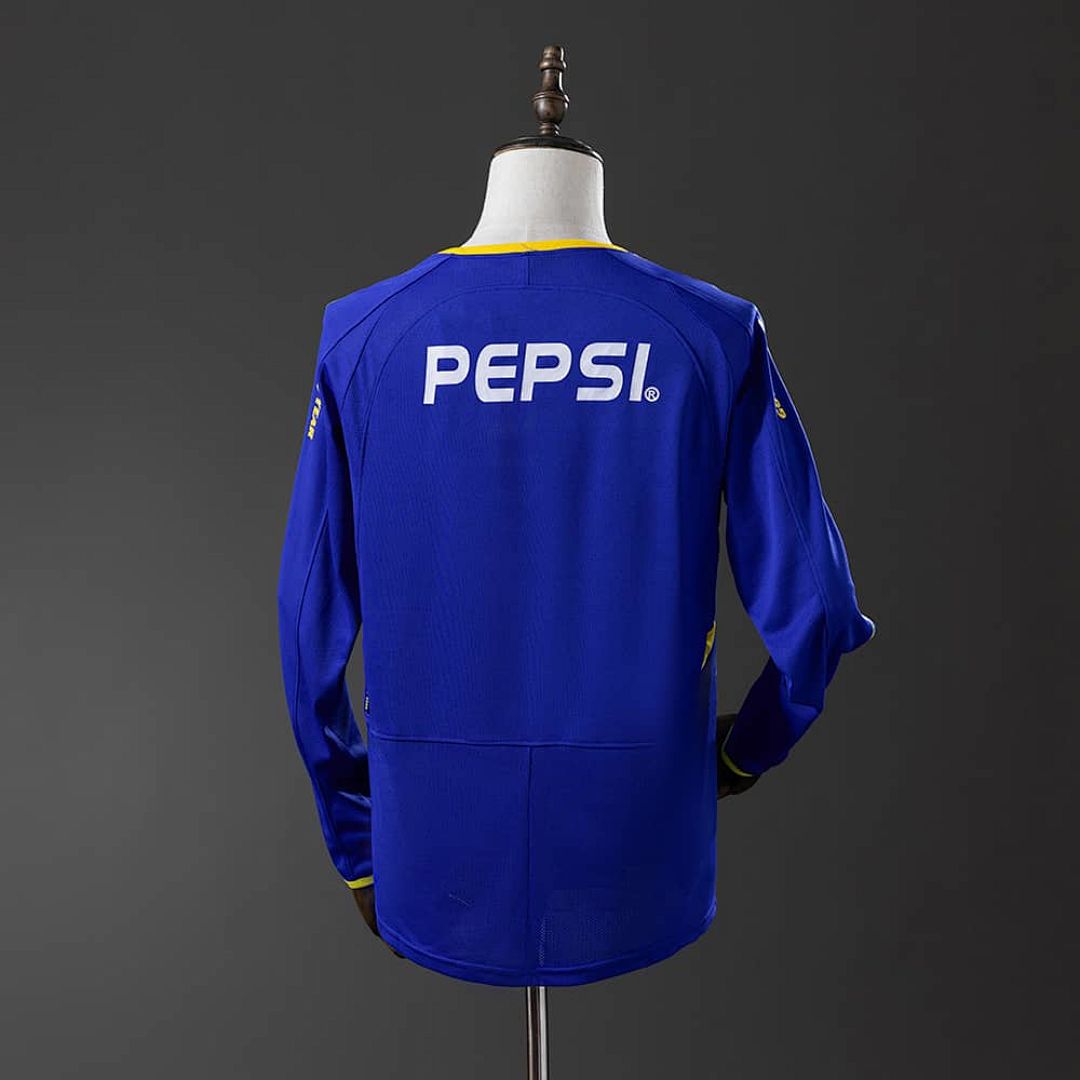 Retro Long Sleeve Boca Juniors 03_04 home S-XXL 8